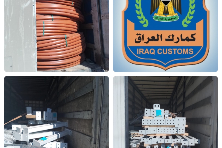 تحريات الكمارك تواصل ضبط الشاحنات المخالفة عند مداخل العاصمة بغداد