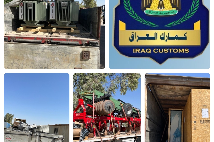  تحريات مديرية كمرك المنطقة الوسطى تضبط ( ٣١) شاحنة مخالفة عند مداخل محافظة بغداد